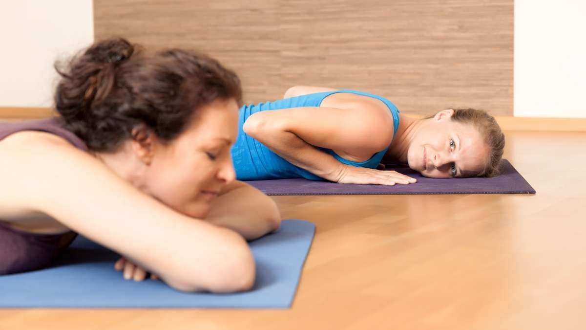 Doing Cool Down Asanas / Canva