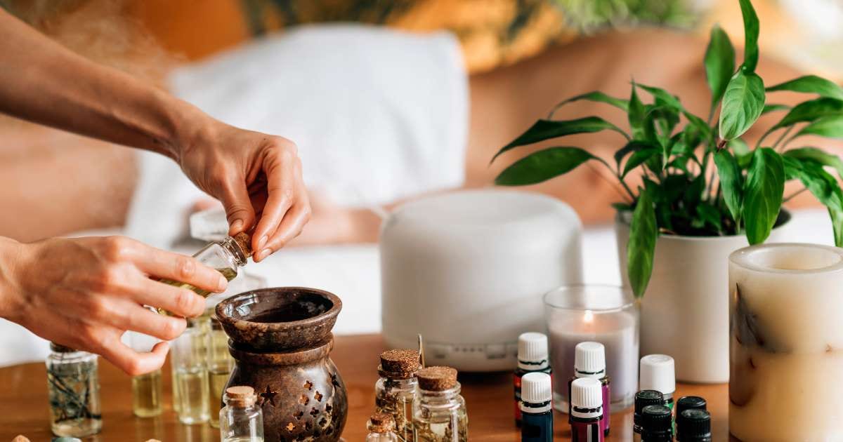Essential Anti-Aging Oils Application / Canva