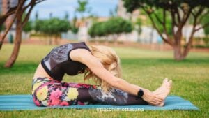 Yoga Pose Seated Forward Bend / Canva