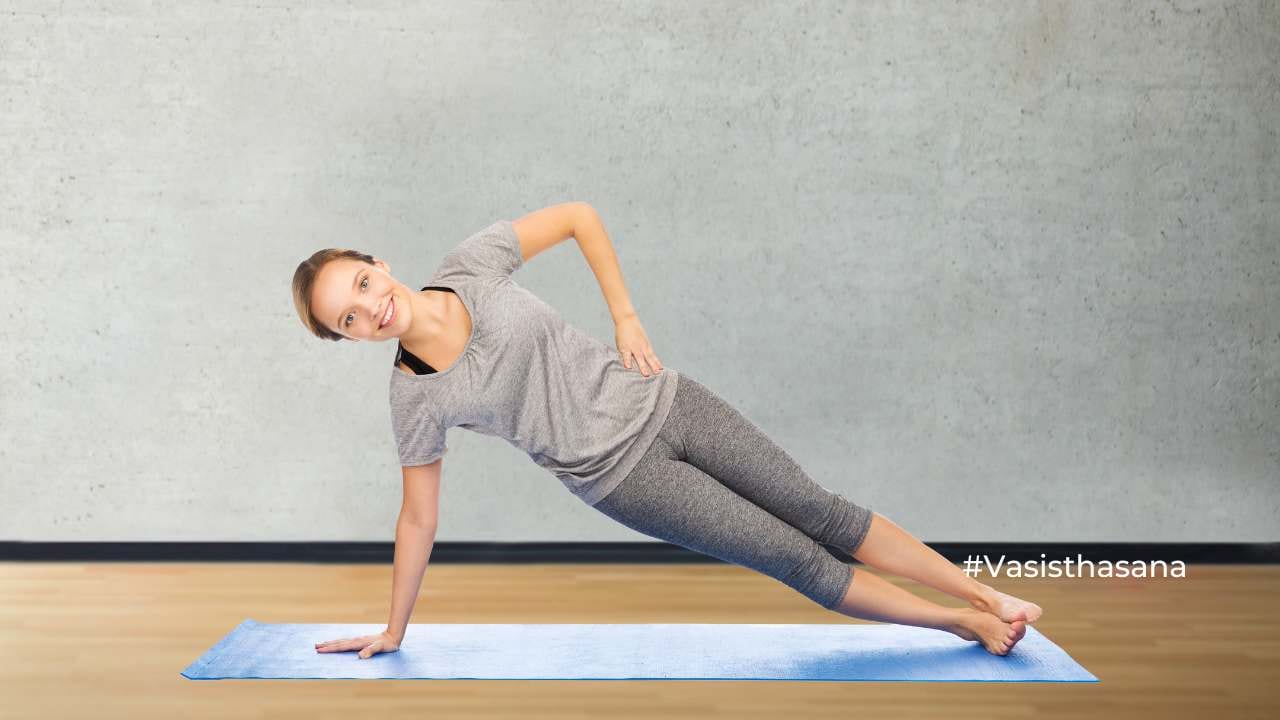 Yoga side Plank Pose Vasisthasana / Canva