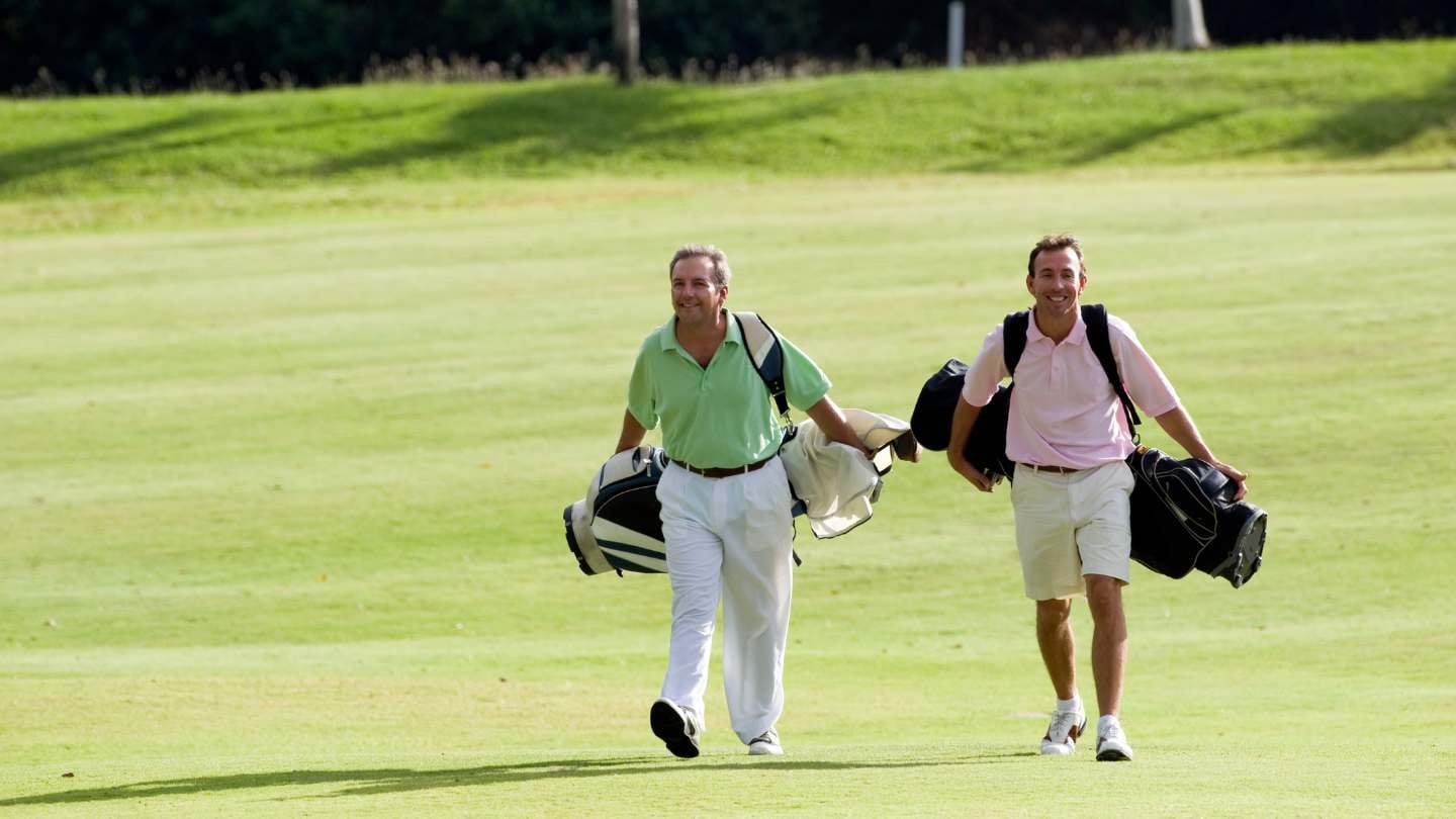 Golfer muscular training / Canva