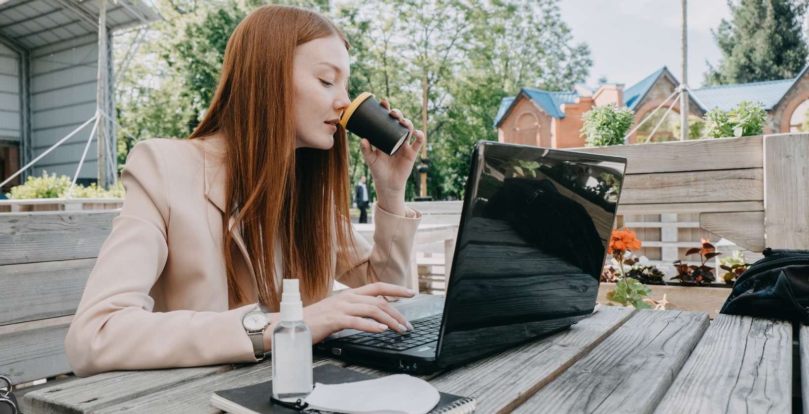 Achieving Work-Life Balance while Working Remotely / Canva