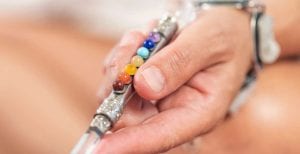 Seven Chakra Crystal Wand / Canva