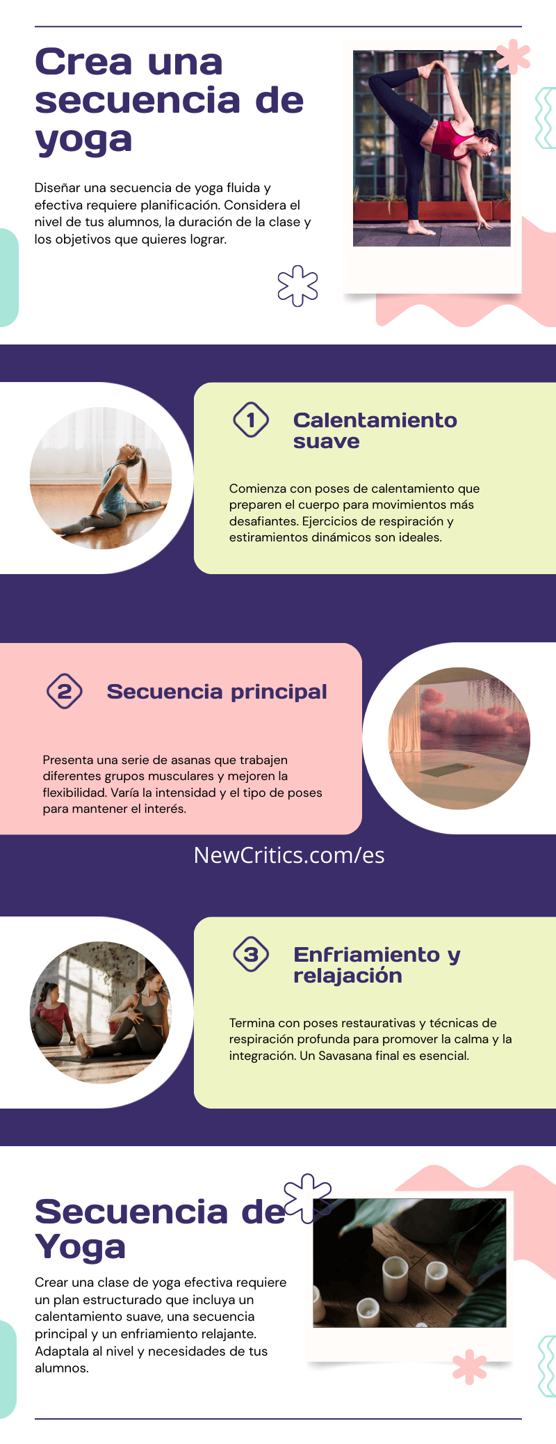 Como crear secuaencia yoga
