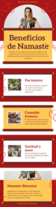 Beneficios de Namaste Infografia