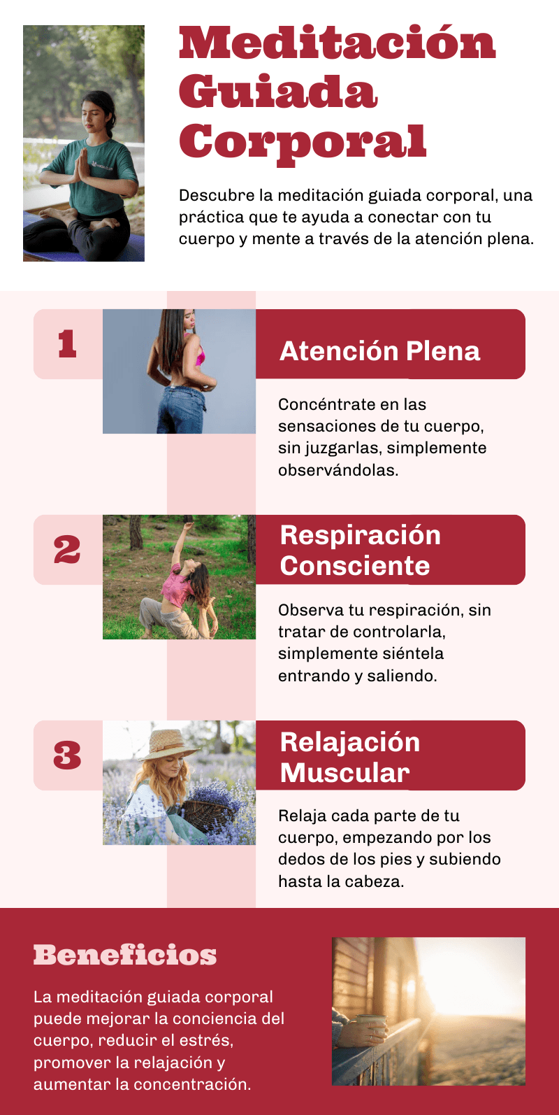 Meditación Guiada Infografia