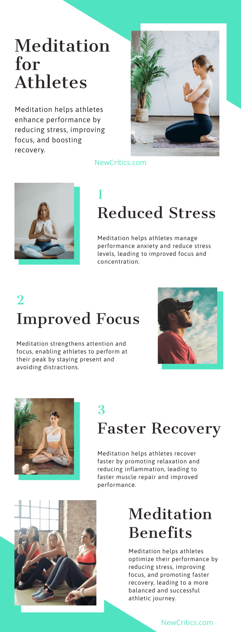 Meditation for Athletes Infographic