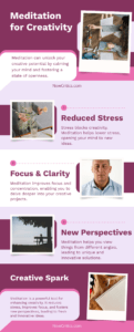 Meditation for Creativity Infographic