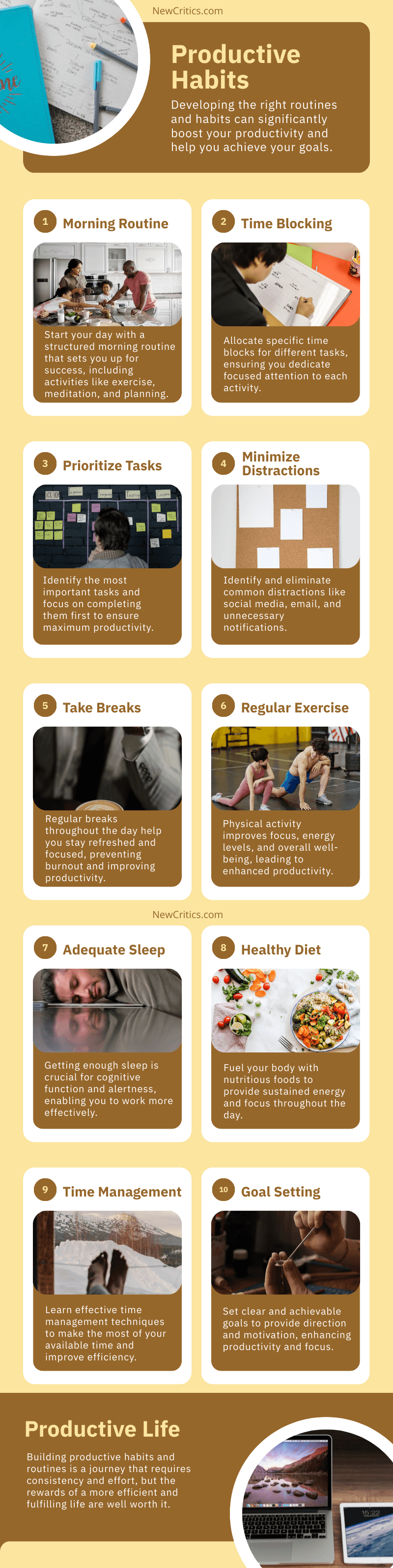 Become Highly Productive Infographic
