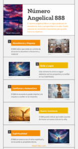 El número angelical 888 Infografia