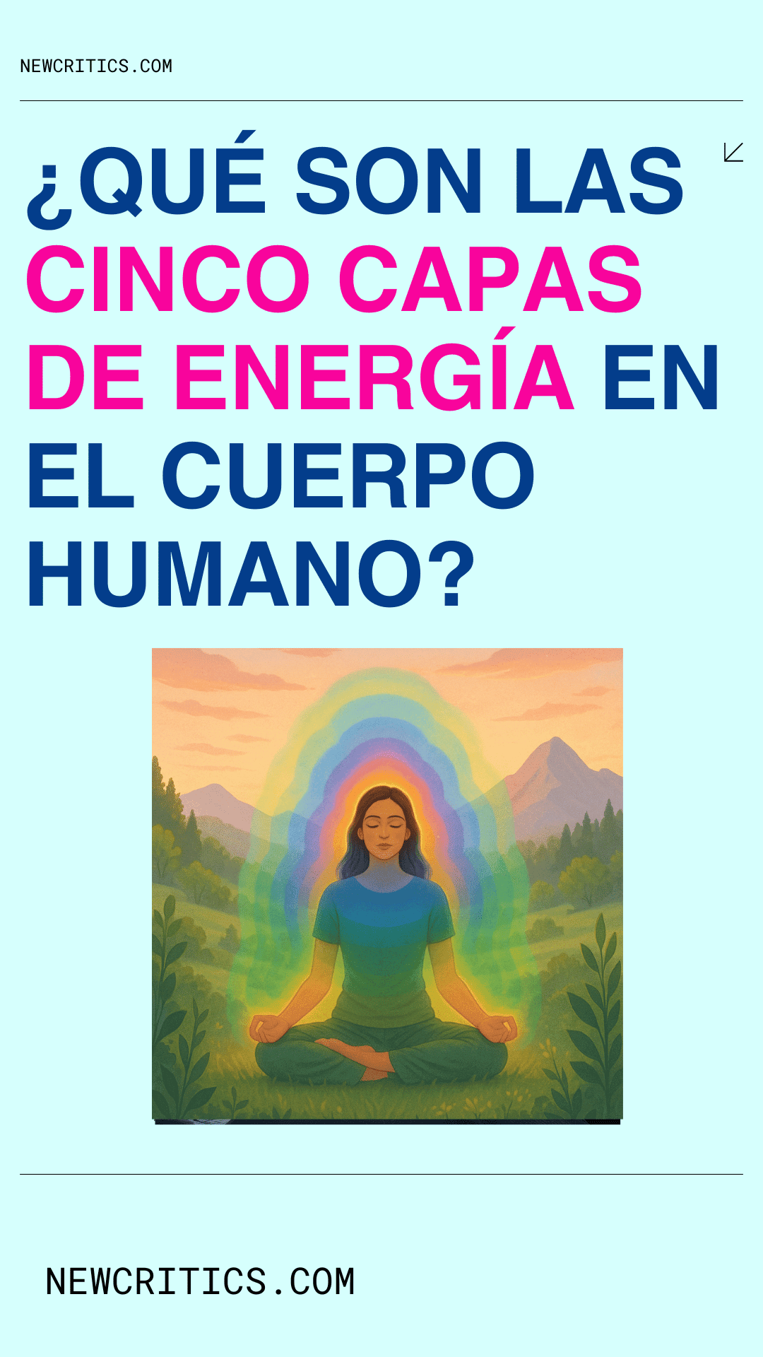 ¿Qué son las cinco capas de energía en el cuerpo humano