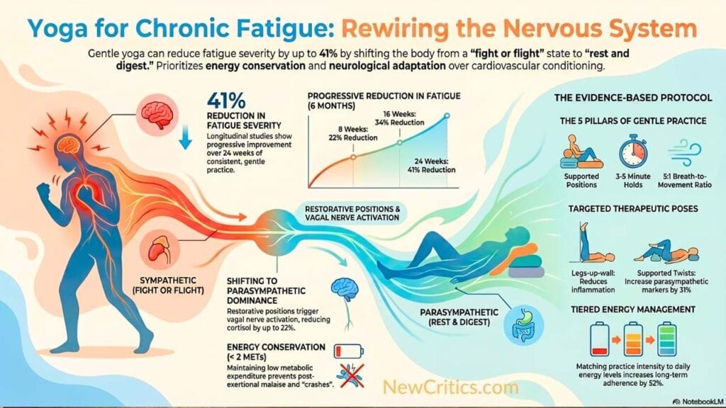 Yoga for Chronic Fatigue Infographic