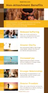 Benefits of Non Attachements Infographic