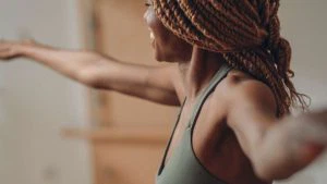 Practicing Intuitive Yoga / Canva