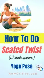 Yoga Seated Twist Pose / Canva