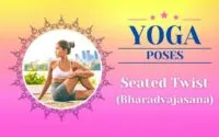 Yoga Seated Twist Pose / Canva
