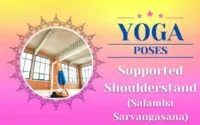 Yoga Supported Shoulderstand Pose / Canva
