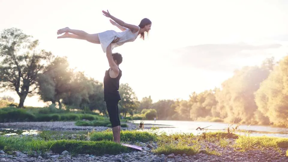 Flexibility Acro Yoga / Canva