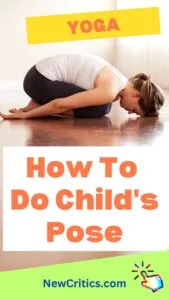 How To Practise Child's pose / Canva