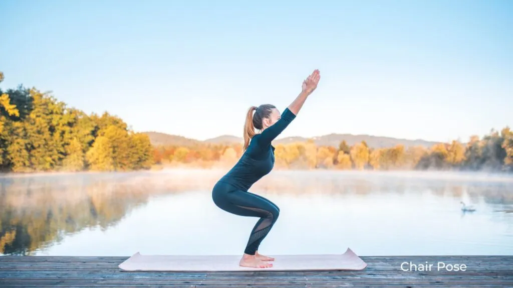 Yoga Chair Pose / Canva