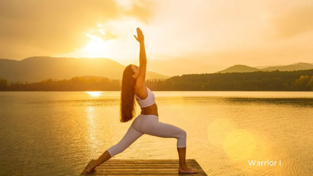 Yoga Warrior I Pose / Canva