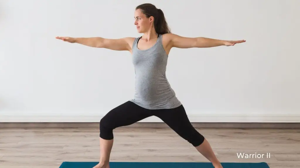 Yoga Warrior II Pose / Canva