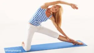 Parighasana Gate Yoga Pose / Canva
