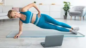 Yoga Side Plank Modifying / Canva