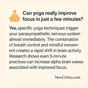Yoga Improve Focus