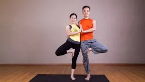Partner Yoga Poses / Canva