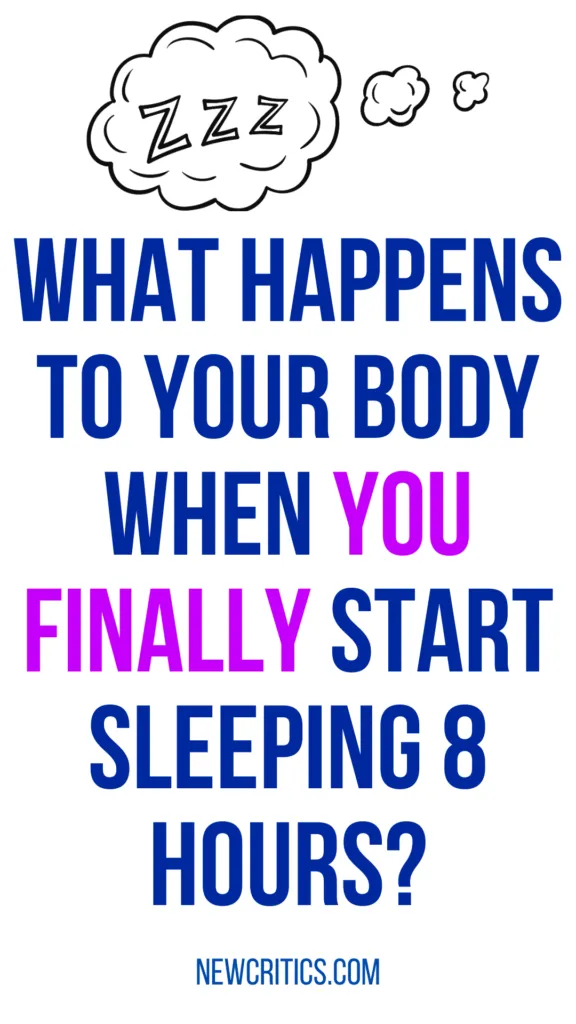 What Happens to Your Body When You Finally Start Sleeping 8 Hours?