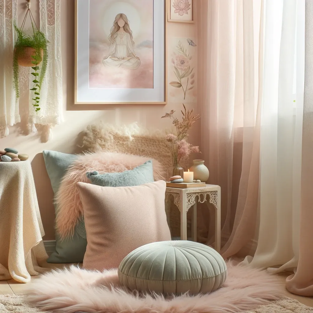 Using a soft color scheme