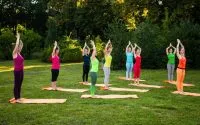 Yoga and the green movement / Canva