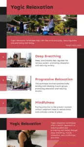 Yogic Relaxation Infographic