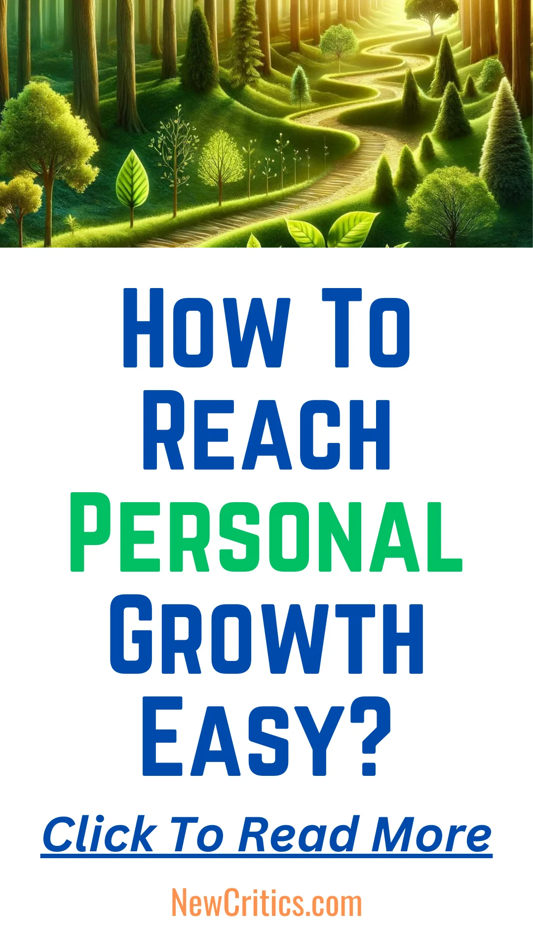 Howto reach personal growth easy