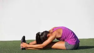 Yoga Seated Forward Fold / Canva