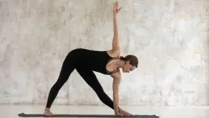 Yoga Triangle Pose / Canva
