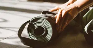 How to Travel with a Yoga Mat / Canva