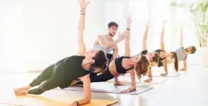 Working part of your yoga sequence / Canva