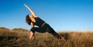Triangle pose / Canva
