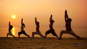 Hold Yoga Poses Based on the Style of Yoga / C