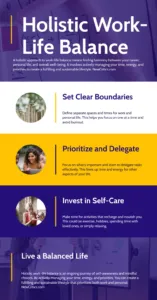Holistic Worklife Balance Infographic