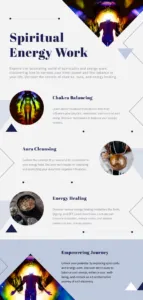 Spiritual Energy Work Infographic