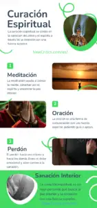 curación espiritual infografia