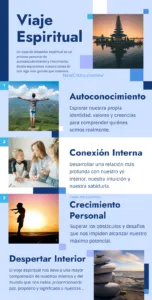 Viaje de Despertar Espiritual Infografia