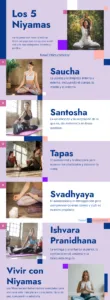 Cuáles son los 5 Niyamas Infografia