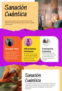 Sanación Cuántica Infografia