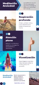 Meditación Ansiedad Depresion Infografia
