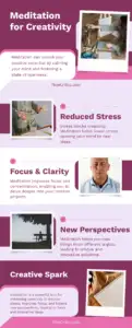 Meditation for Creativity Infographic
