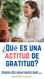 Qué es una actitud de gratituds